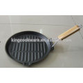 cast iron grill pan with folding handle